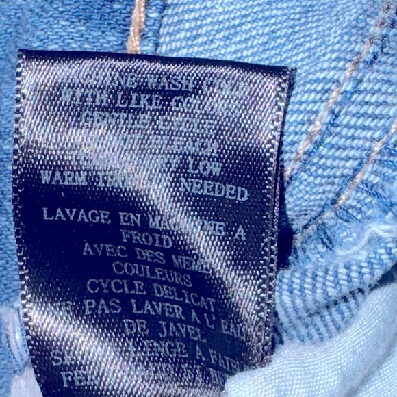 Others Follow Melanie Distressed Overalls in Classic Blue Ladies M stretch - Picture 14 of 14